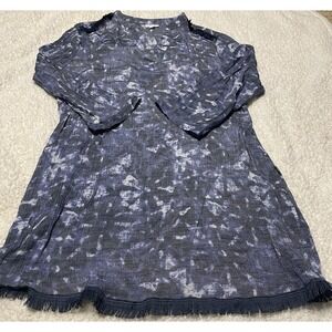 Womens‎ COASTAL COVER UP LuLaRoe BLUE TIE DYE Size Medium Swim CoverUp